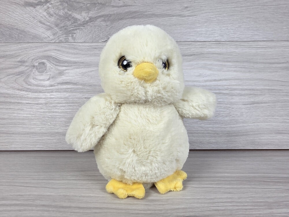 The Bearington Collection Plush Bird Chick Yellow 7" SU25
